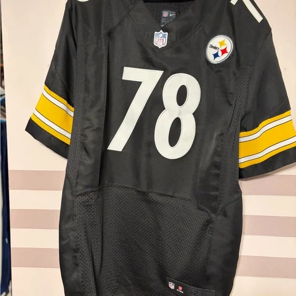 Villanueva Steelers NFL Black On-Field Jersey - Picture 2 of 4